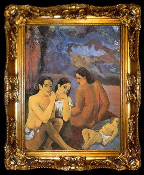 framed  Paul Gauguin Where do we come from (mk07), ta009-2